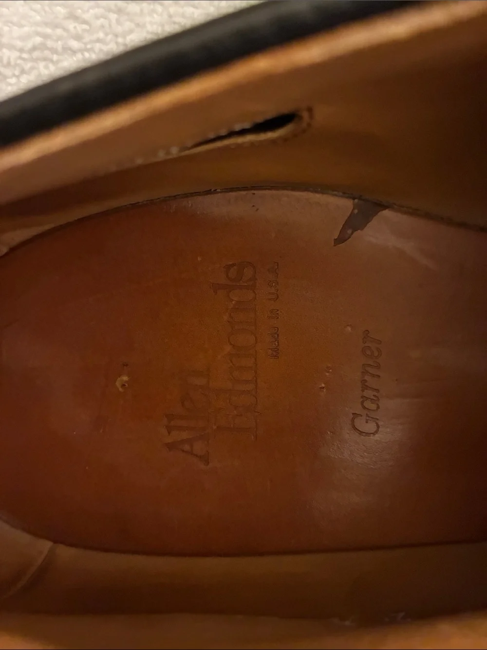 Allen Edmonds Men's Brown Leather Warwick Monk Strap Dress Shoes w/single buckle